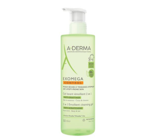 A-Derma - Exomega Gel spumant emolient 2 in 1
