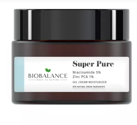 Bio Balance - Super Pure Gel crema hidratant cu niacinamide 5% + zinc PCA 1%