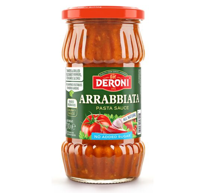Deroni - Sos pentru paste arrabbiata