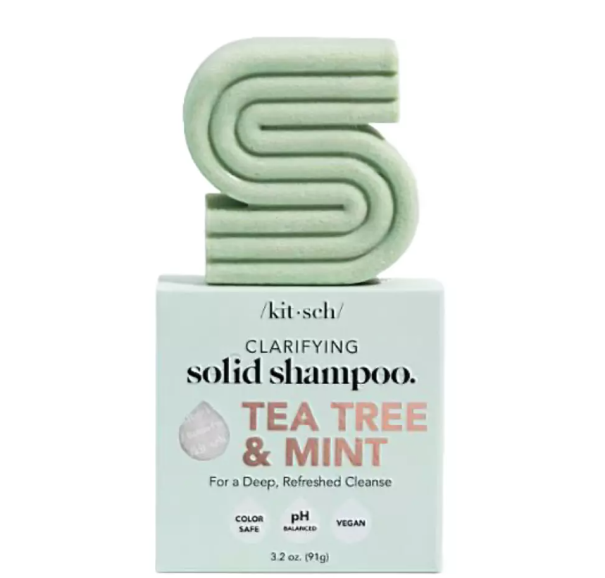 Kitsch - Sampon solid antimatreata cu ceai verde si menta
