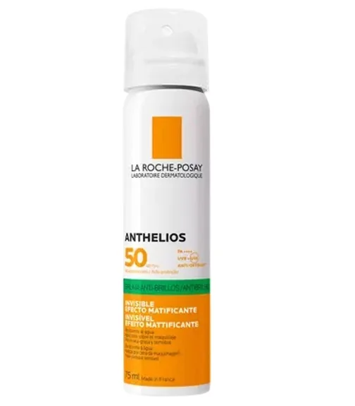 La Roche Posay - Anthelios Spray invizibil matifiant cu protectie solara SPF 50 pentru ten gras si sensibil
