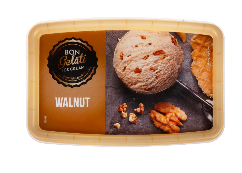 Lidl - Bon Gelati Inghetata premium cu nuci