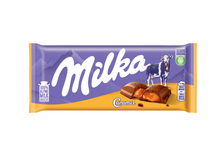 Milka - Ciocolata cu lapte si caramel