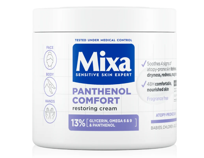 Mixa - Panthenol Comfort Balsam calmant de corp pentru pielea foarte uscata si sensibila