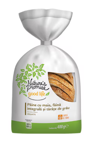 Nature\'s Promise - Paine cu maia si faina integrala