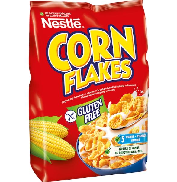 Nestle - Corn Flakes Cereale pentru mic dejun, fara gluten