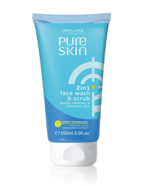 Oriflame - Pure Skin Gel exfoliant de curatare 2 in 1 pentru fata