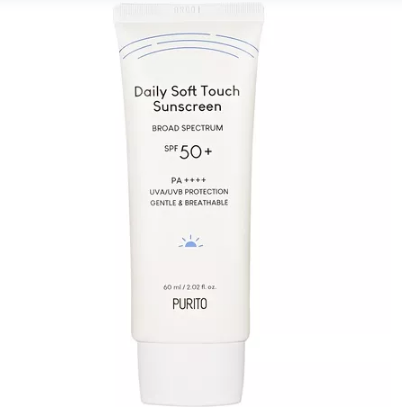 Purito - Daily Soft Touch Crema de fata cu protectie solara SPF 50+