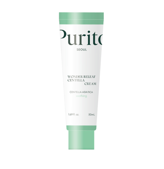 Purito - Wonder Releaf Centella Cream Unscented Crema de fata vegana pentru regenerare
