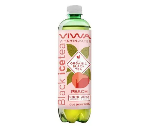 Viwa Vitaminwater - Black Ice Tea Piersica