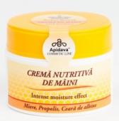 Apidava - Crema nutritiva de maini cu miere, ceara de albine, propolis